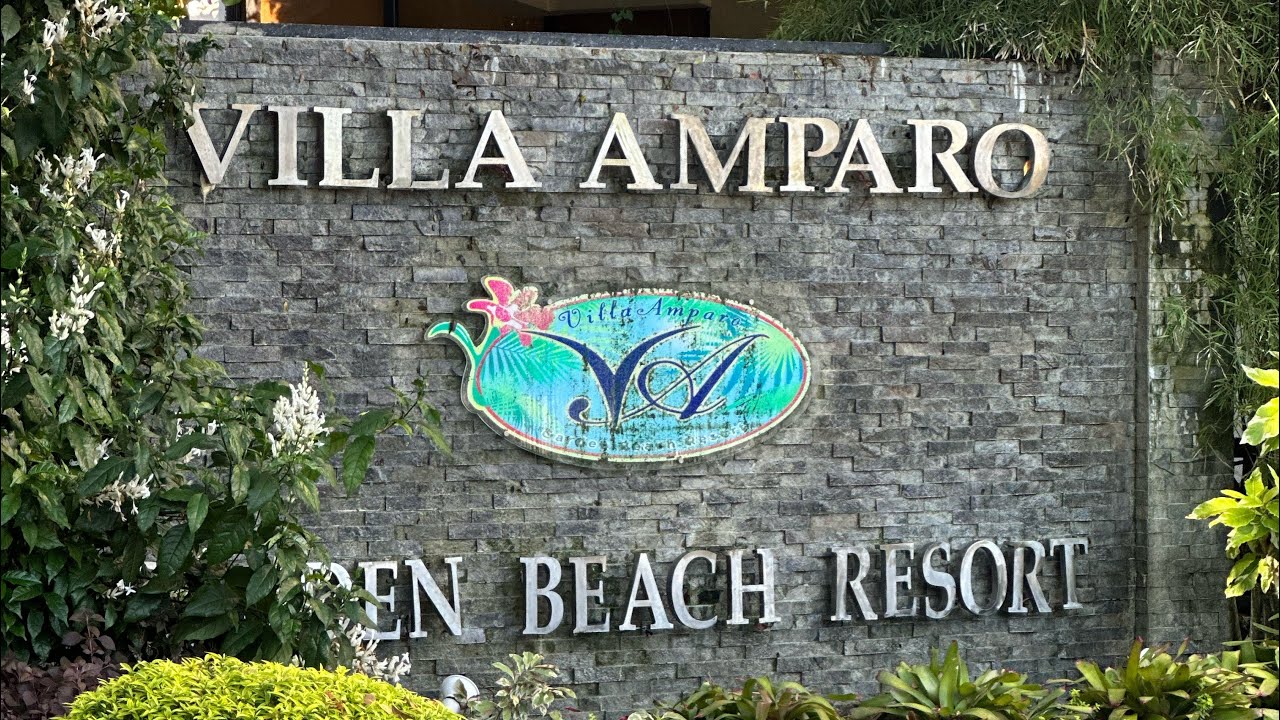 Villa amparo garden beach resort escapade / heart break kid - YouTube