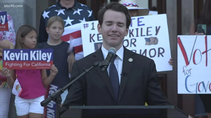 Kevin Kiley begins campaign to recall Gov. Gavin Newsom at State Capitol