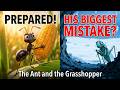 The Grasshopper's Biggest Mistake | The Ant and the Grasshopper | Fairy Tales for Kids 🌙