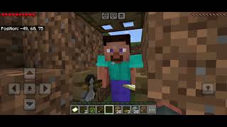 Surviving A Herobrine In Minecraft Survival (Part 1)