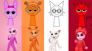 🌈 Sprunki Incredibox Cosplay by My talking Angela 2 #viralvideo #sprunki #mytalkingangela2 #cosplay 
