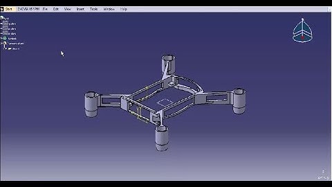 How to design 3D Model of Drone using CATIA V5/ Techno Edison/PART-1