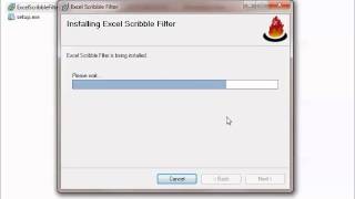 Scribble Filter Installation And Open (For Excel)