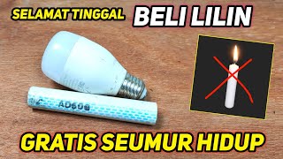 CARA BUAT LILIN SEUMUR HIDUP DARI PIPA BEKAS