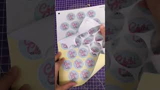 make some packaging stickers with me #creativebusiness #packaging #stickercuttingmachine