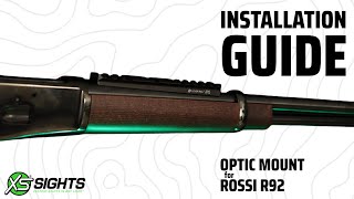 Scout Mount Installation - Drop on - Rossi R92