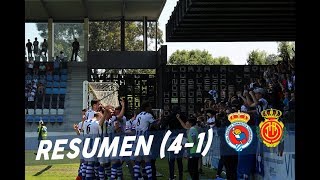 Resumen R.S. Gimnástica - RCD Mallorca B (4-1). Ida Play Off ascenso a 2ª B