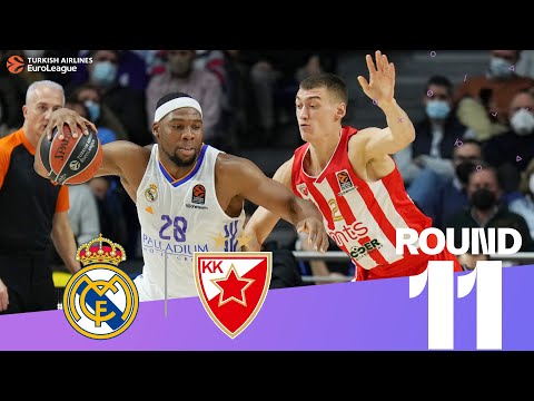 Real downs Zvezda with explosive third quarter! | Round 11, Highlights | Turkish Airlines EuroLeague