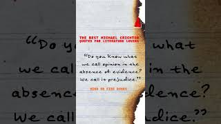 The Best Michael Crichton Quotes for Literature Lovers