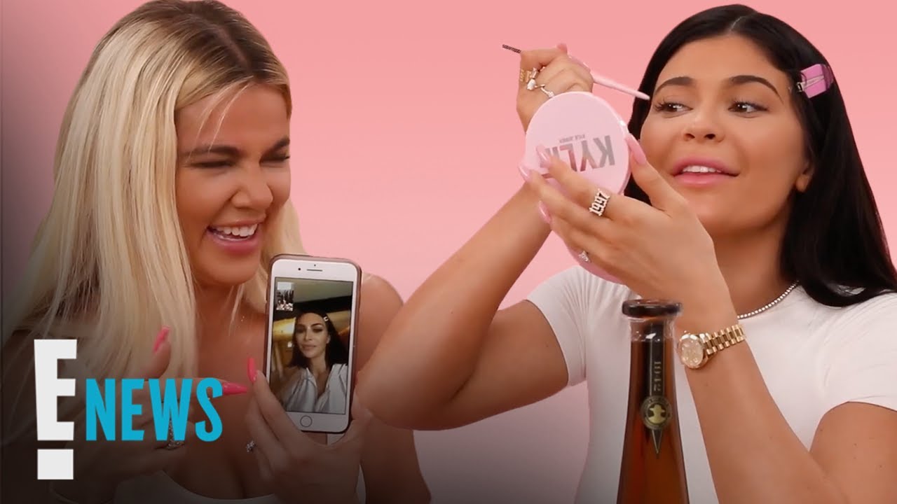 Kylie Jenner & Khloe Kardashian's Drunk Makeup Tutorial 