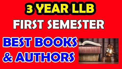 Best Books for 3Year LL.B. First Semester | Telangana & Andhra Pradesh | By Krishna