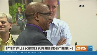 Fayetteville Public Schools Superintendent announces planned retirement for 2023