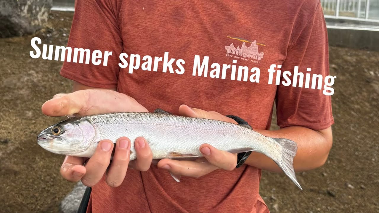 Sparks Marina trout fishing - YouTube