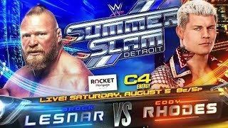 WWE 2K23: Cody Rhodes vs Brock Lesnar in SummerSlam