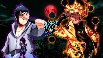Sasuke Rinnegan V3 OP (New) VS Naruto Final OP (all form) in Jump Force Mugen