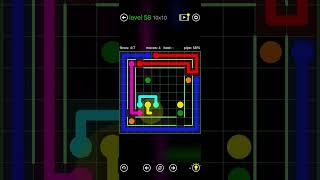 Flow Free - Walls - Courtyard Spin - Level 58 (10x10)