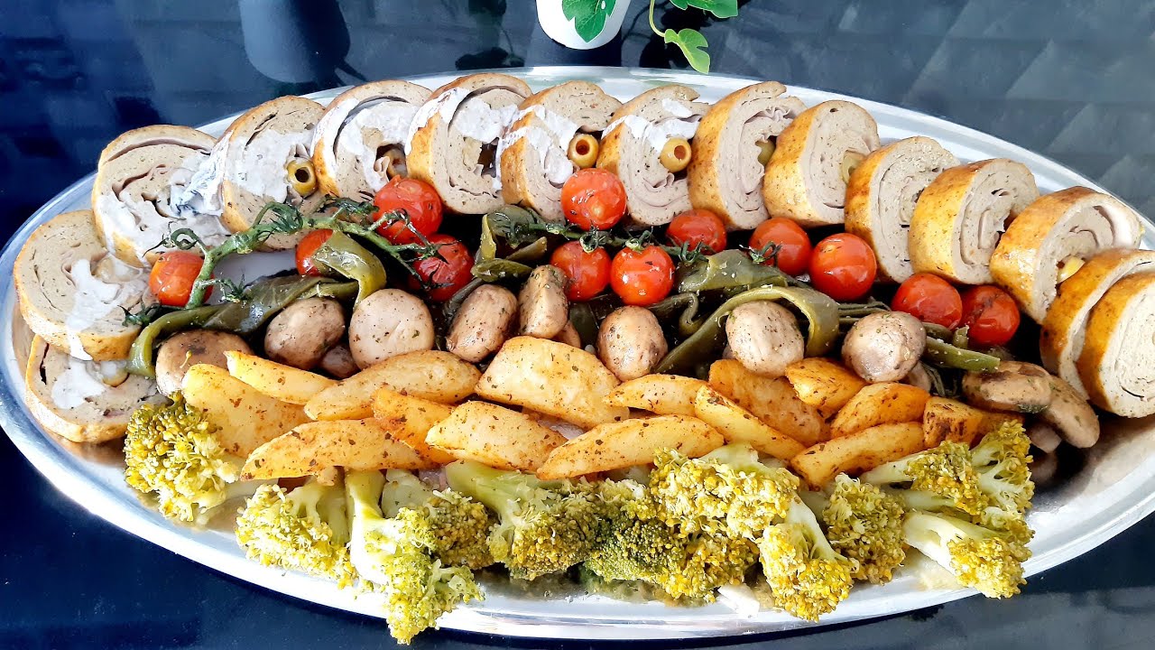 رولي الدجاج / باقل تكلفة بحشو ساهلة وجبة صيفية  وصحية او بلا عذاب👍👍