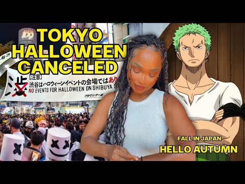 NO TOKYO HALLOWEEN Japan Autumn Vlog Fall Baking Zoro Costume 