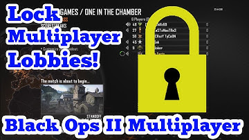 How to Lock an Online Black Ops 2 Lobby!
