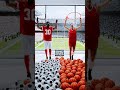 THIS DOUBLE FLOOR IS CRAZY 😱 Basketball vs Football Epoxy Floor 🏀⚽ #epoxy #floor #diy