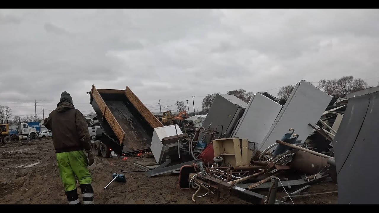 HUGE SCRAP LOADS! DOUBLE DUMPS, SCRAP PROCESSING & MAJOR PROFITS HAULING SCRAP METAL!!!!