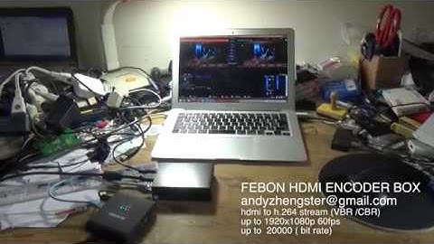 FEBON HDMI RTSP encoder box as video source for VMIX  livestreaming