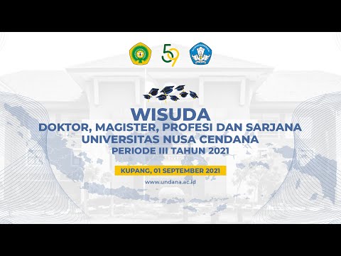 RAPAT SENAT TERBUKA LUAR BIASA | DIES NATALIES KE 59 | WISUDA  UNIVERSITAS NUSA CENDANA