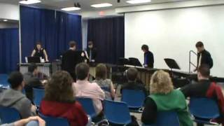 EHS Band Symphonic Percussion Quartet - March 2011