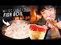 Trying WISCONSIN FISH BOIL! HOT CHEETOS Burrito & BEST BURGER in Los Angeles?!