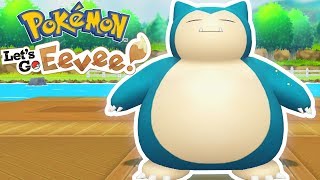 WAKING SNORLAX! - Pokemon Let's Go Pikachu and Eevee - Ep 14