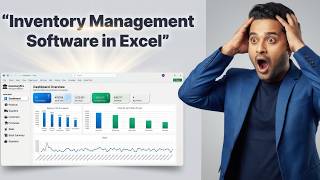Inventory Management System in Excel, Complete Dashboard, Sales Analytics &amp; Stock Tracking