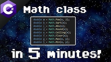 C# Math class 📏