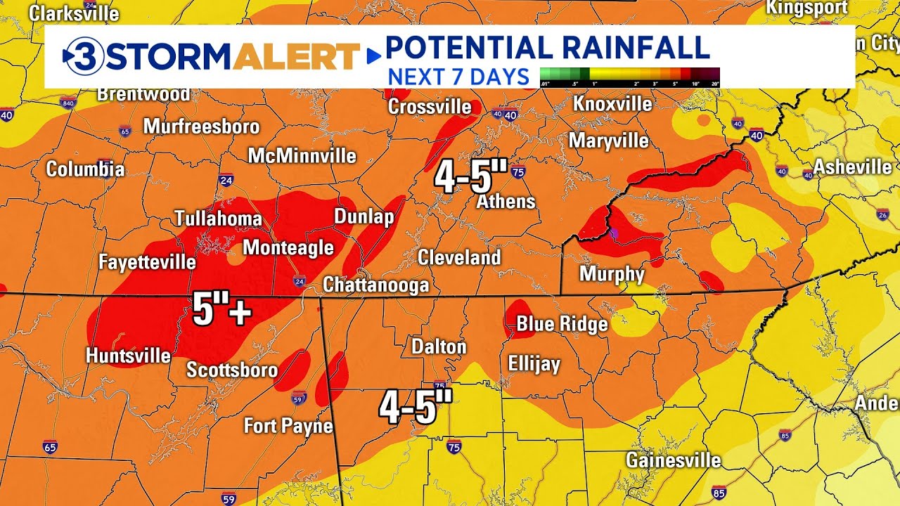 HEAVY RAIN: Quiet this weekend ahead of big-time rain totals next week ...