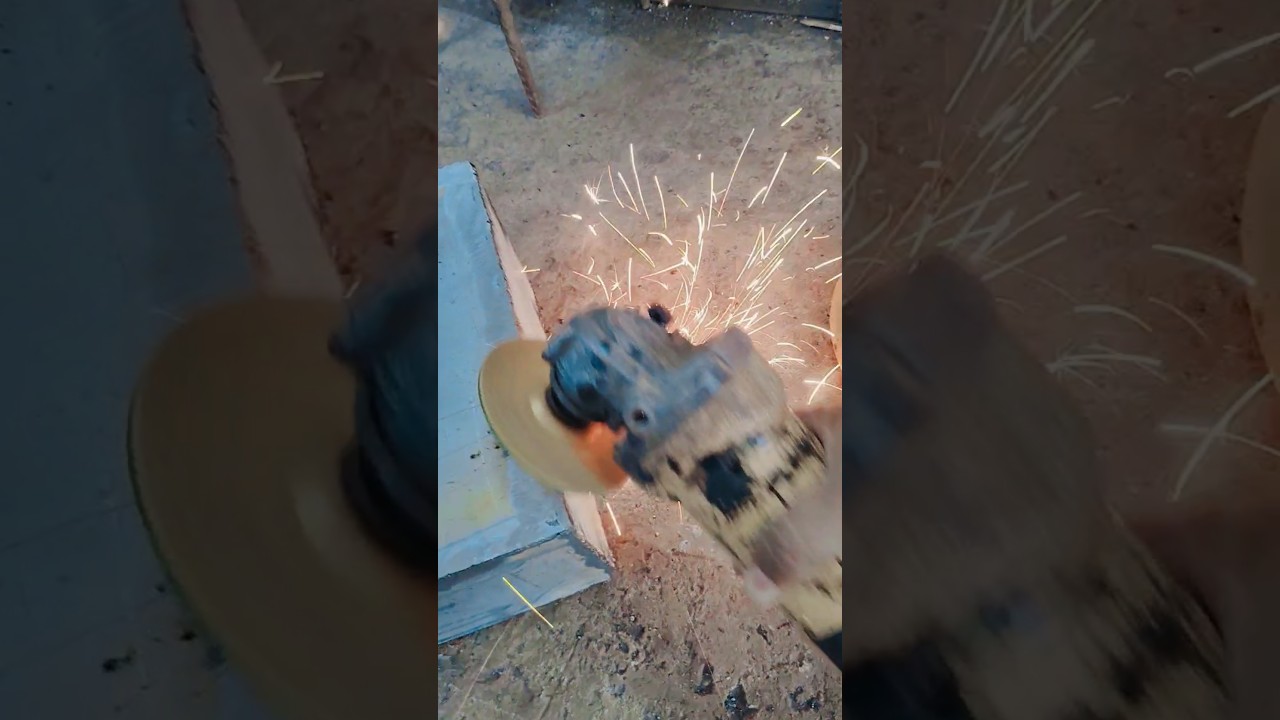 how to finishing and angle grinder🥽 