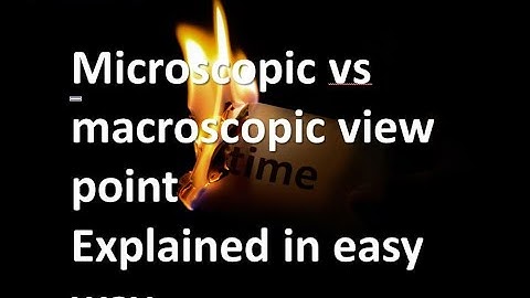 macroscopic vs microscopic view point|macroscopic  and microscopic properties|microscopic vs macrosc