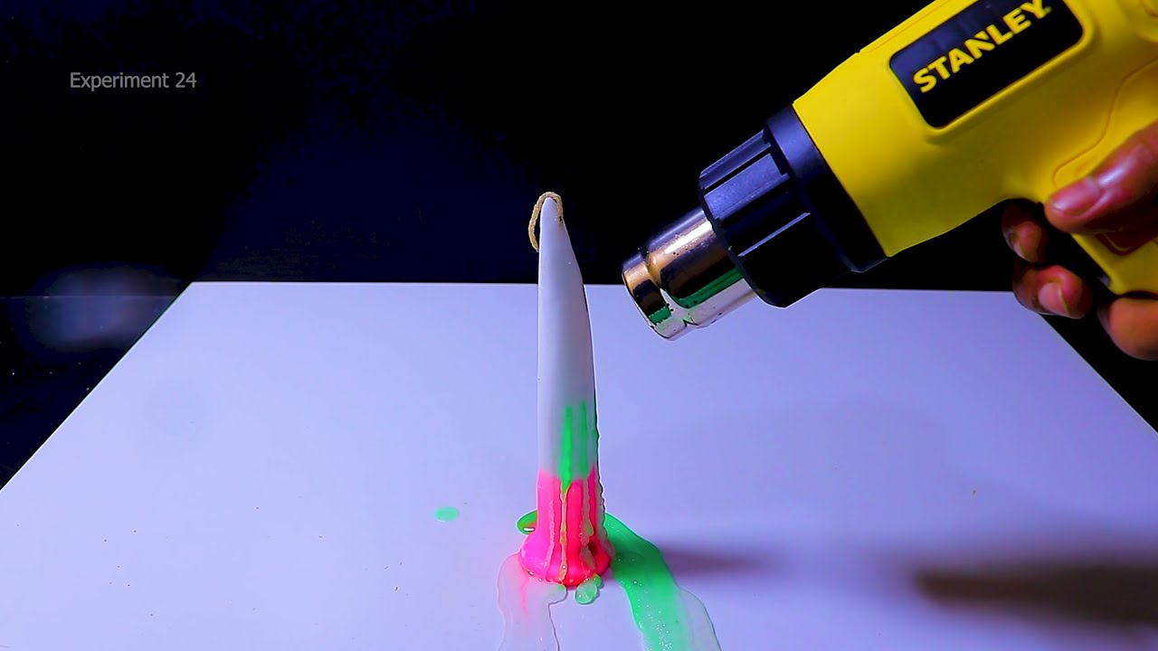 Science Experiments - 1000 degree Heat Gun vs Coca-Cola toy