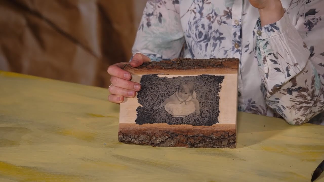 Cum să imprimi o fotografie pe lemn | Tehnica Foto - Transfer | Tutorial Căsuța cu idei