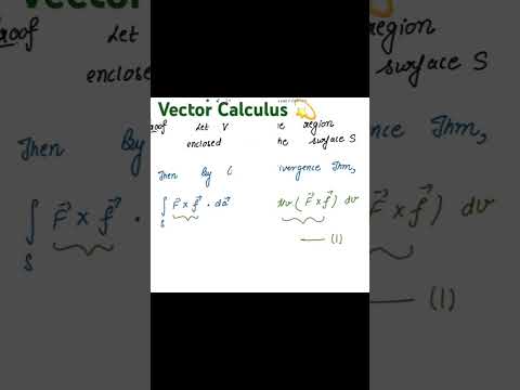 Vector Calculus |