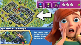 CLASH OF CLANS | How to beat the Epic Winter Challenge