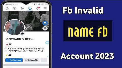 How to Make Invalid name Facebook account without update name || Invalid name Facebook idd ||