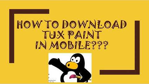 Free download Tux Paint in Android
