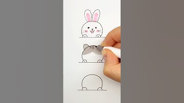How to draw cute animals easy | Step by step drawing for kids