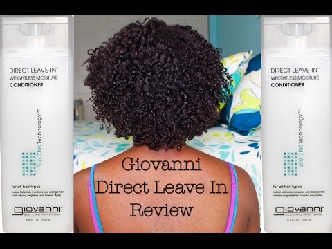 Review The Strangest Product Ever Giovanni Direct Leave In