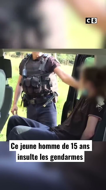 Ce jeune homme de 15 ans insulte les gendarmes