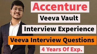 Veeva Vault Accenture Interview Experience || Veeva Vault Interview Questions || Veeva Interview Exp