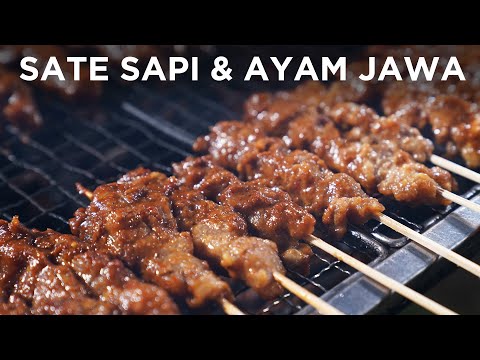 Sate Daging Bumbu Kacang Manis