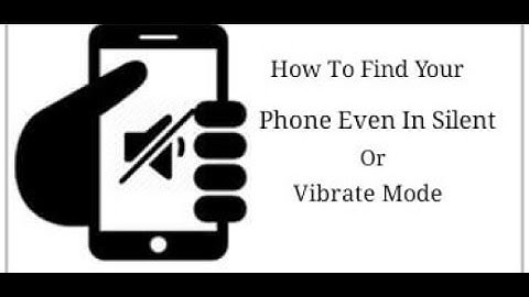 Find Your Phone When It