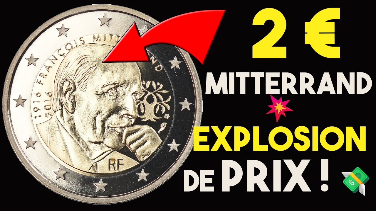 💸 2 Euros Mitterrand 2016 La Pièce qui Explose en Valeur ! 💥 - YouTube