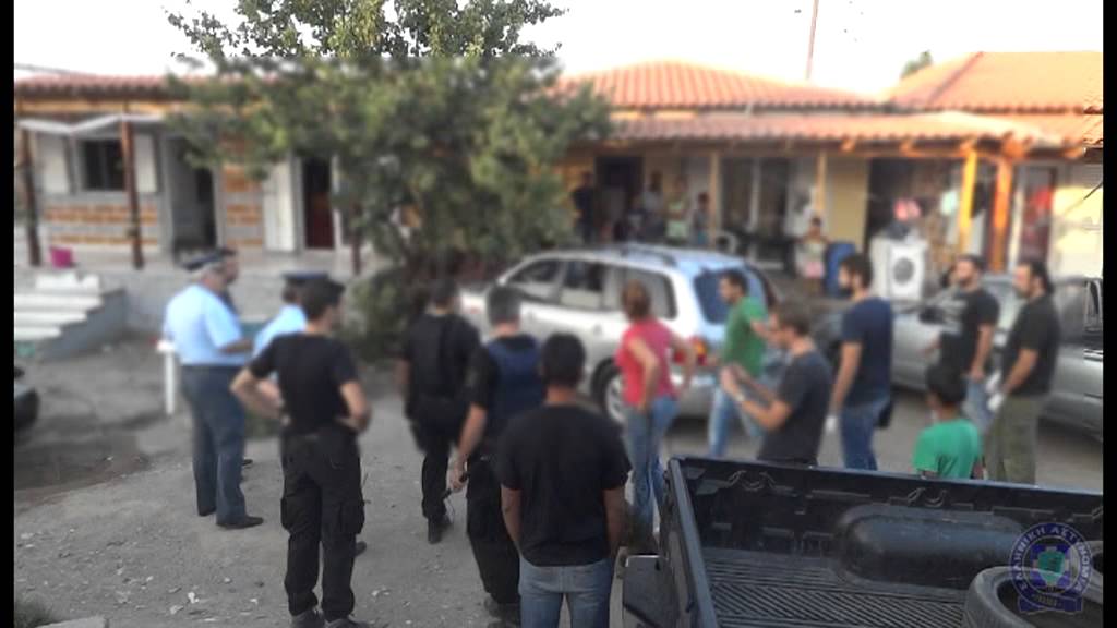 Επιχείρηση σε καταυλισμό ΡΟΜΑ στη Θήβα