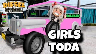 SUMALI AKO sa mga BABAENG DRIVER ng REALISTIC JEEPNEY sa ROBLOX! screenshot 1